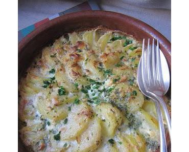 Gratin de pommes de terre au fromage et aux fines herbes