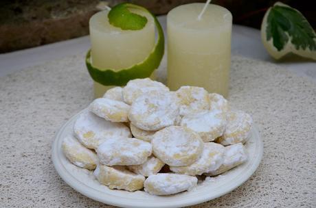 Biscuits fondants au citron vert