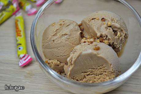 Glace aux Carambar ® avec sorbetière