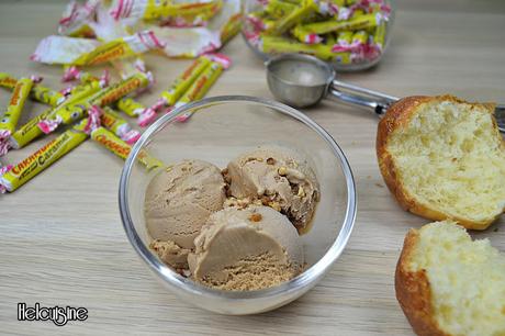 Glace aux Carambar ® avec sorbetière