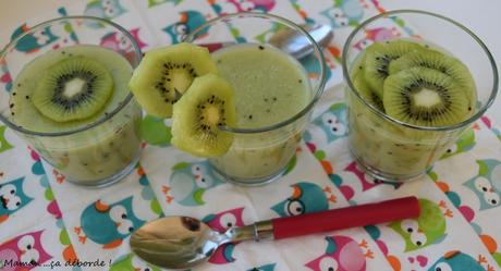 Crème dessert au kiwi