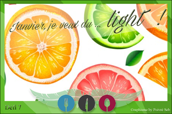 Defi de janvier 2016 - Je veux du light