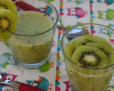 Crème dessert au kiwi