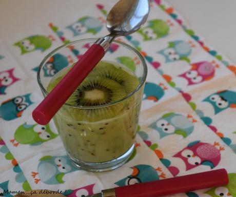 Crème dessert au kiwi