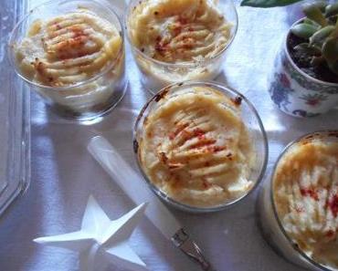 Parmentier de canard confit au céleri