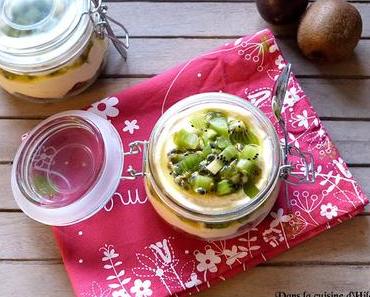 Tiramisu aux kiwis et fruits de la passion / Kiwi and passion fruit tiramisu