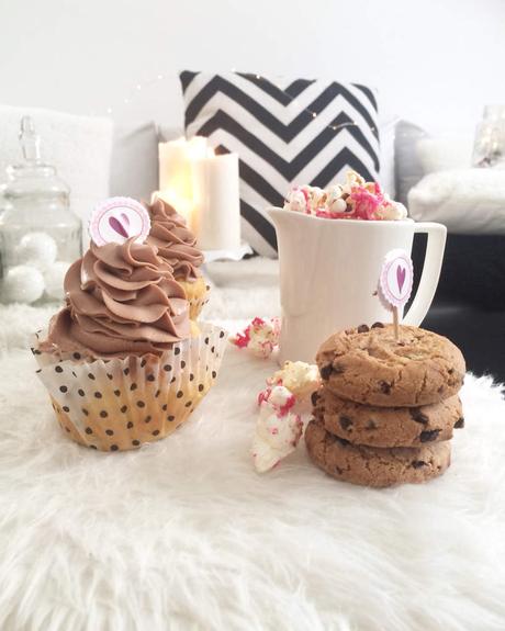 Chocolat Chaud Blanc  & Cupcake Nuttela, Perfect cocooning 