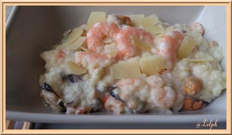 Risotto aux Fruits de mer et Crevettes