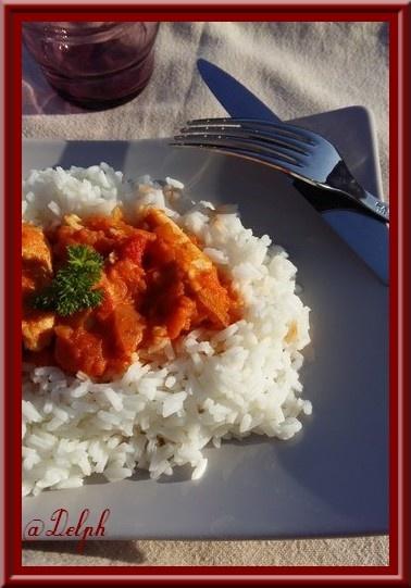 Poulet à la tomate et au Piment d'Espelette