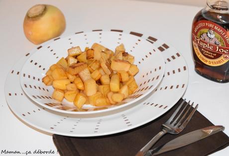 Navets caramélisés au sirop d'érable