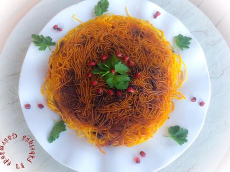 Spaghetti à la Perse et Tahdig