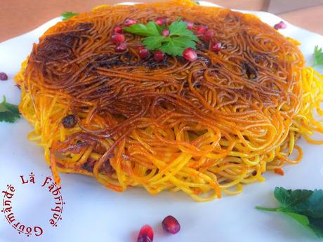 Spaghetti à la Perse et Tahdig
