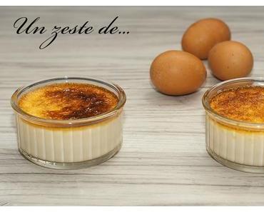 Un zeste de... crème aux œufs, classique ou légère?