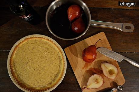 Tarte Bourdaloue poires au vin