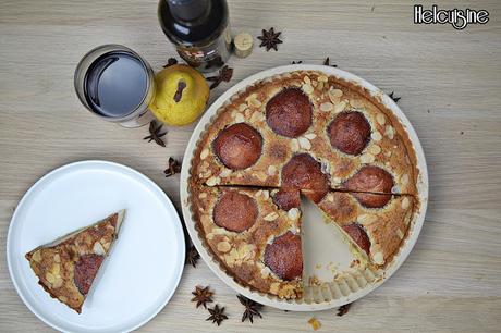 Tarte Bourdaloue poires au vin