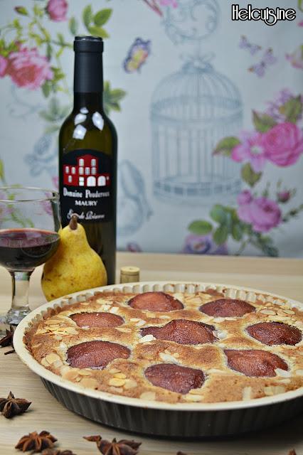 Tarte Bourdaloue poires au vin