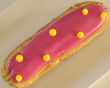Éclair framboise et sa lemon touch