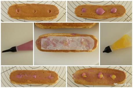 Éclair framboise et sa lemon touch