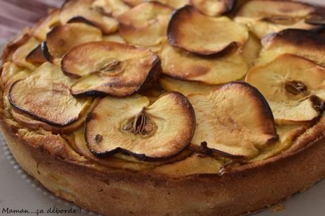 Gâteau de pommes au sirop d'érable