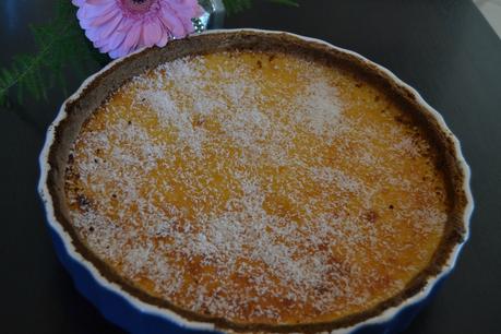 Tarte à la noix de coco , défi culinaire #12