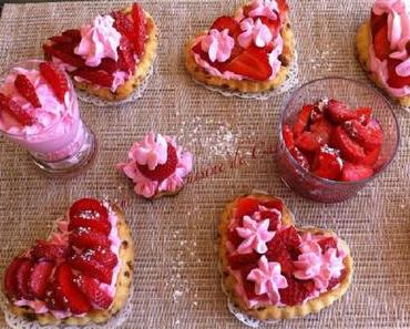ღ " MIAM " Tartelettes croquantes aux Fraises