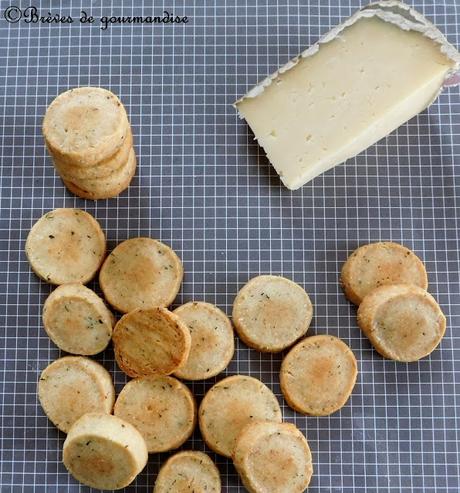 Palets au cantal et à la coriandre