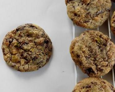 Cookies aux fruits secs et pépites de chocolat