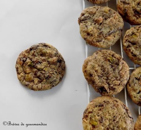 Cookies aux fruits secs et pépites de chocolat