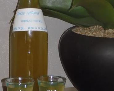 Rhum arrangé mangue-vanille