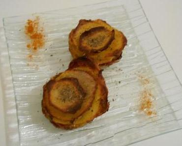POMMES DE TERRE EN FORME DE ROSES