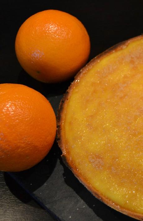 tarte à l'orange caramélisée, défi passe plats entre amis #6