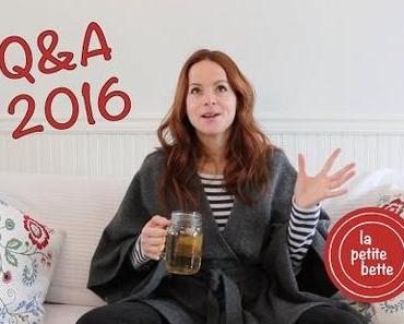 Q&amp;A 2016