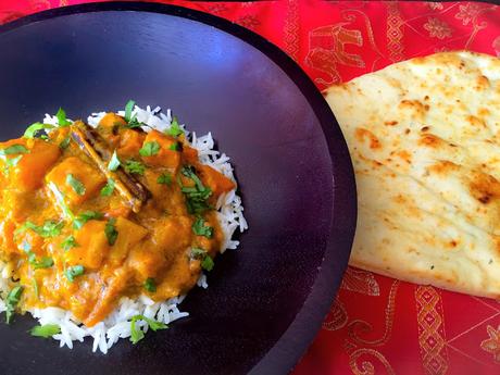 Courge Butternut Au Curry et Lait de Coco