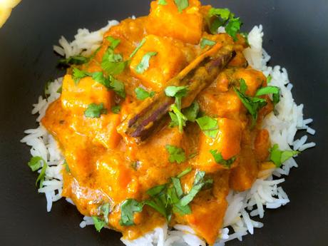 Courge Butternut Au Curry et Lait de Coco