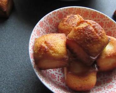 Mini financiers au pamplemousse et salade de pamplemousse rose. [Passe-plats entre amis #6]