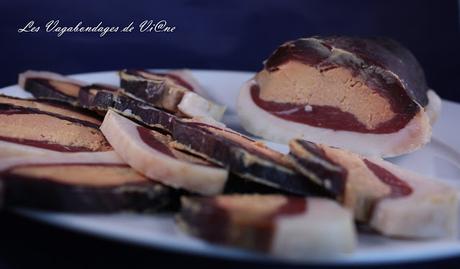 Magret séché farci au foie gras