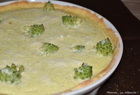 Tarte au chou romanesco