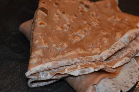 Crêpes au cacao