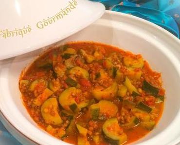 Courgettes aux Lentilles à la Turque