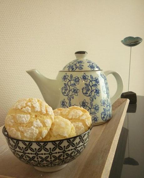 Craquelés au citron (ou Lemon crinkles)