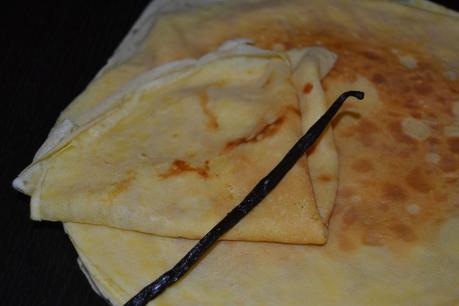 Crêpes à la vanille