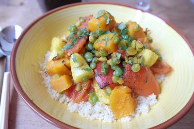 [Recette] Tajine de potiron et pois cassé