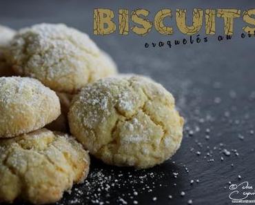 Biscuits craquelés au citron