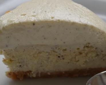 Cheesecake double vanille