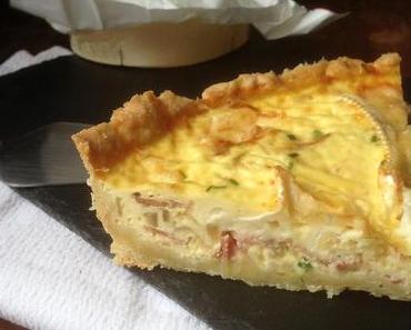 Quiche au Camembert et Poitrine Fumée