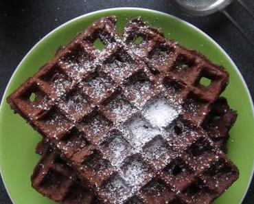 Gaufres tout choco, comme des gâteaux.