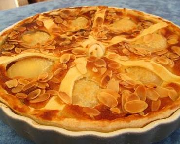Tarte aux poires & aux amandes
