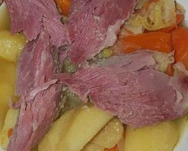 Potée à la palette de porc demi-sel et ses légumes