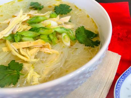 Pho Ga Soupe de Poulet aux Nouilles à  la Vietnamienne