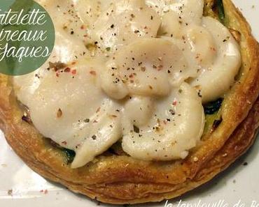 Tartelettes fines poireaux st jacques